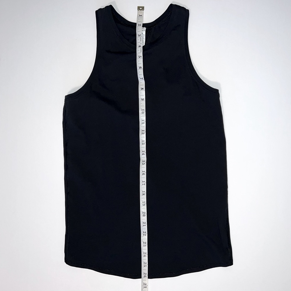 Lululemon All Tied Up Tank Top 4/XS/S Black Tie Back Yoga Shirt - Picture 11 of 13